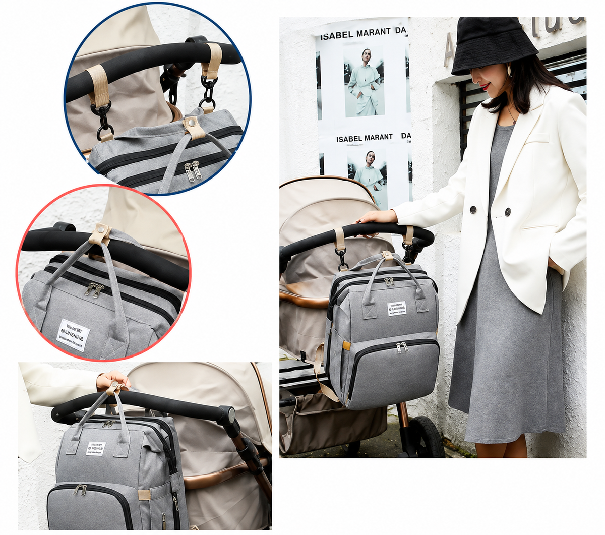 BABYNEST™ BAG - Mochila pañalera multifuncional